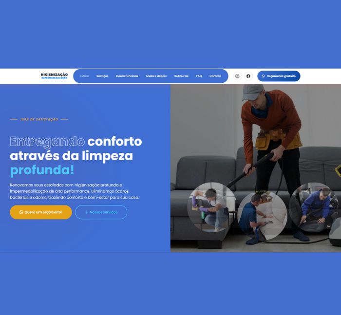 Imagem de pré-visualização do projeto de Landing Page